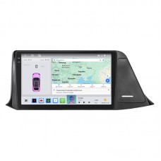 Штатная магнитола Lesko для Toyota C-HR I 2016-2019 экран 9" 4/64 QLED CarPlay 4G Wi-Fi GPS 360 Prime