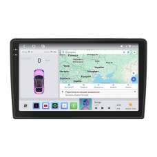 Штатная магнитола Lesko для Volkswagen Caravelle T5 2003-2009 экран 10" 4/64 QLED CarPlay 4G Wi-Fi GPS 360 Prime