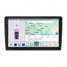 Штатная магнитола Lesko для Volkswagen Scirocco III Рестайлинг 2014-2017 экран 10" 4/64 QLED CarPlay 4G Wi-Fi GPS 360 Prime