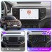 Штатная магнитола Lesko для Volkswagen Teramont I Рестайлинг 2021-н.в. экран 10" 4/64 QLED CarPlay 4G Wi-Fi GPS 360 Prime
