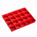 Силиконовая форма для льда CUMENSS AI-820 Cube 20 Red