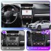 Штатная магнитола Lesko для Subaru Impreza IV Рестайлинг 2014-2016 экран 9" 4/64 QLED CarPlay 4G Wi-Fi GPS 360 Prime