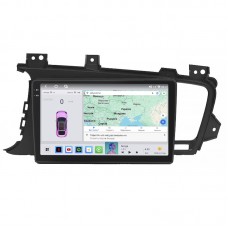 Штатная магнитола Lesko для Kia K5 I 2010-2013 экран 9" 4/64 QLED CarPlay 4G Wi-Fi GPS 360 Prime