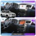 Штатная магнитола Lesko для Lexus LX III Рестайлинг 2012-2015 экран 9" 4/64 QLED CarPlay 4G Wi-Fi GPS 360 Prime