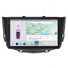 Штатная магнитола Lesko для Lifan X60 I Рестайлинг 2 2016-н.в. экран 9" 4/64 QLED CarPlay 4G Wi-Fi GPS 360 Prime