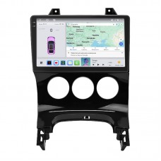 Штатная магнитола Lesko для Peugeot 5008 I 2009-2013 экран 9" 4/64 QLED CarPlay 4G Wi-Fi GPS 360 Prime