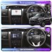 Штатная магнитола Lesko для Toyota Fortuner II Рестайлинг 2020-н.в. экран 9" 4/64 QLED CarPlay 4G Wi-Fi GPS 360 Prime
