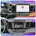 Штатная магнитола Lesko для Toyota RAV4 IV (CA40) Рестайлинг 2015-2019 экран 10" 4/64 QLED CarPlay 4G Wi-Fi GPS 360 Prime