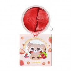 Гидрогелевые патчи SERSANLOVE StrawBerry Dove Eye Mask 90 г с экстрактом клубники