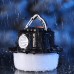 Подвесной кемпинговый фонарь X-Balog BL-3439 походный светодиодный LED фонарик аккумуляторный с карабином переносной пластиковый