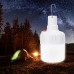 Подвесной кемпинговый фонарь лампа X-Balog HY-801 походный светодиодный LED фонарик USB аккумуляторный пластиковый
