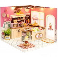 Кукольный дом конструктор DIY Cute Room H-023 Магазин мороженого Счастье