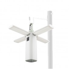 Подвесной кемпинговый фонарь X-Balog BL-YD2301 походный светодиодный LED фонарик складной водостойкий c зарядкой для телефона пластиковый