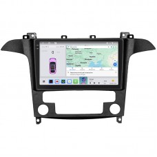 Штатная магнитола Lesko для Ford Galaxy II ver 2 2006-2010 экран 9" 4/64 QLED CarPlay 4G Wi-Fi GPS 360 Prime