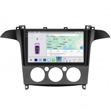 Штатная магнитола Lesko для Ford Galaxy II Рестайлинг ver 2 2010-2015 экран 9" 4/64 QLED CarPlay 4G Wi-Fi GPS 360 Prime