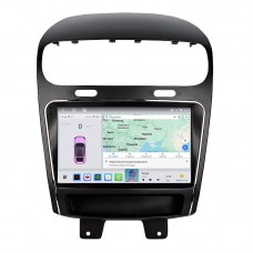 Штатная магнитола Lesko для Fiat Freemont  2011-2016 экран 9" 4/64 QLED CarPlay 4G Wi-Fi GPS 360 Prime