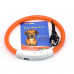 Светодиодный LED ошейник L-18 USB светящийся водоотталкивающий для собак и котов  Orange L