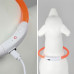 Светодиодный LED ошейник L-18 USB светящийся водоотталкивающий для собак и котов  Orange M