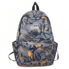 Рюкзак подростковый 8055228 с брелком 20L школьный Orange Рюкзак подростковый 8055228 с брелком 20L школьный Orange