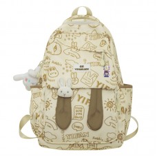 Рюкзак подростковый 230632 Зайка 20L Beige Рюкзак подростковый 230632 Зайка 20L Beige