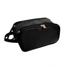 Женская косметичка BK-HZB-07 несесер органайзер дорожная бьюти кейс с карманами по бокам Black