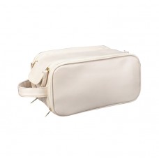Женская косметичка BK-HZB-07 несесер органайзер дорожная бьюти кейс с карманами по бокам White
