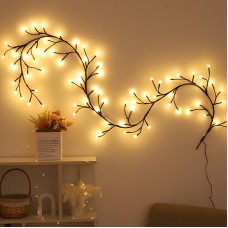 Светодиодная гирлянда ветка HS-0020 72 светодиода декоративное освещение USB 2,3 м Светодиодная гирлянда ветка HS-0020 72 светодиода декоративное освещение USB 2,3 м