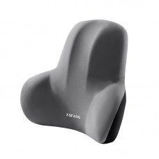 Универсальная поясничная подушка на сиденье XGFANG для спины с эффектом памяти ортопедическая Gray