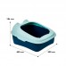 Туалет для кошек с лопаткой Taotaopets 268802 лоток для котов 40*30*18,5 cm Blue Туалет для кошек с лопаткой Taotaopets 268802 лоток для котов 40*30*18,5 cm Blue