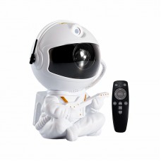 Проектор ночник Астронавт с гитарой HR-F2 звездное небо 7 режимов ДУ White Проектор ночник Астронавт с гитарой HR-F2 звездное небо 7 режимов ДУ White