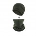 Комплект шапка-баф флисовая JY-139 Green Комплект шапка-баф флисовая JY-139 Green