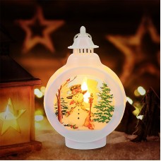 Декоративный фонарь новогодний 3265985 Снеговик рождественские украшения для дома White Декоративный фонарь новогодний 3265985 Снеговик рождественские украшения для дома White