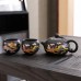 Дорожный чайный набор 20240527 Dragon and Phoenix заварник 220 ml + 4 пиалы с чехлом