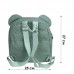 Детский рюкзак 6791 на одно отделение с внешним карманом ремешком и ушками Green Детский рюкзак 6791 на одно отделение с внешним карманом ремешком и ушками Green