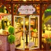 Кукольный дом конструктор DIY House ES013-A Flower House Coffee Shop сборный румбокс