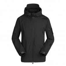 Тактическая куртка Soft Shell A001 Black 4XL