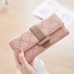 Женский кошелек Prettyzys PT18-989 клатч с пряжкой повседневный Pink