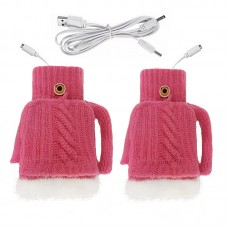 Женские варежки с подогревом от USB G-12 Pink Женские варежки с подогревом от USB G-12 Pink