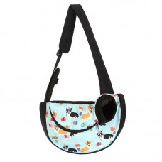 Слинг-переноска для котов и собак SY-2022-1024-93 Green Corgi dog S (40*10*22 см)