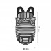 Рюкзак-кенгуру для животных DT834 Strip Black + White L Рюкзак-кенгуру для животных DT834 Strip Black + White L