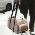 Переноска для животных S62 Beige автокресло для собаки кота на подлокотник портативное Big