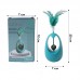 Игрушка для котов Taotaopets 027714 Неваляшка с перьями и кошачьей мятой Blue