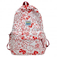 Рюкзак подростковый 5154 с рисунками 20-35 л Red Рюкзак подростковый 5154 с рисунками 20-35 л Red