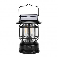 Фонарь кемпинговый X-Balog BL-JH7800 c регулировкой света подвесной аккумуляторный с солнечной батарей Type-C