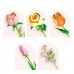 3D конструктор набор строительных блоков JIE-STAR 9065 RoseTulip Ensamble 1011 деталей пластиковый