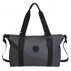 Сумка дорожная 66 спортивная с карманом снаружи с регулируемым плечевым ремнем Gray