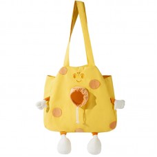 Сумка-переноска для кошек и собак 2404SXMJ3153 Сookies холщовая Yellow XL