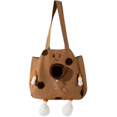 Сумка-переноска для кошек и собак 2404SXMJ3153 Сookies холщовая Brown XL