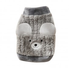 Свитер для собак и кошек 2410SXMJ0231 утепленный с ушками Gray S