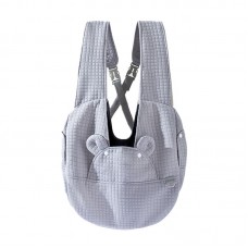 Нагрудная сумка-переноска для котов и собак 2307MSML1185 кенгуру Gray